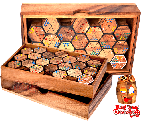 wholesale wooden games domino hexadomino triomino thai wooden games chiang mai