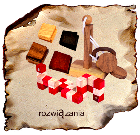 drewniane puzzle i drewniane zasady gry